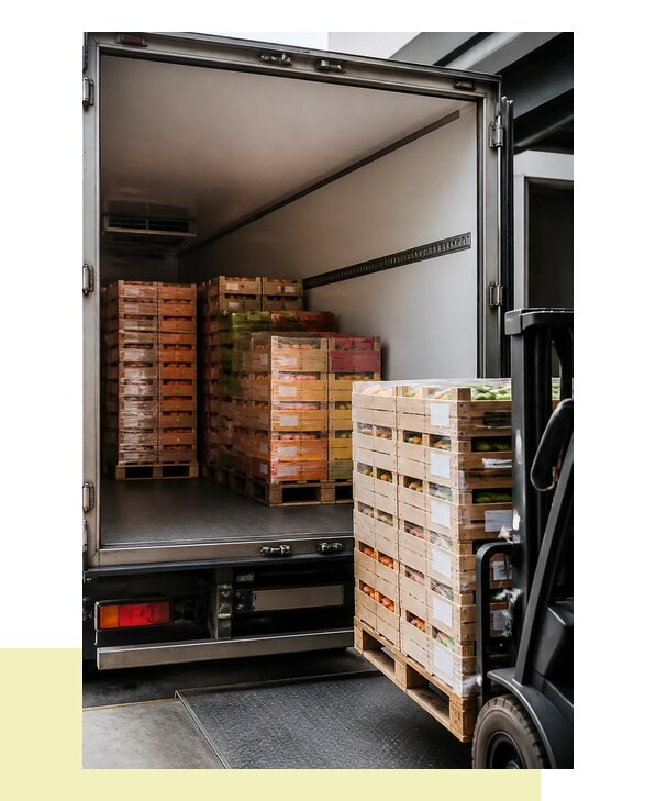 Перевозка сельхозпродукции на паллетах с доставкой в Новошахтинск